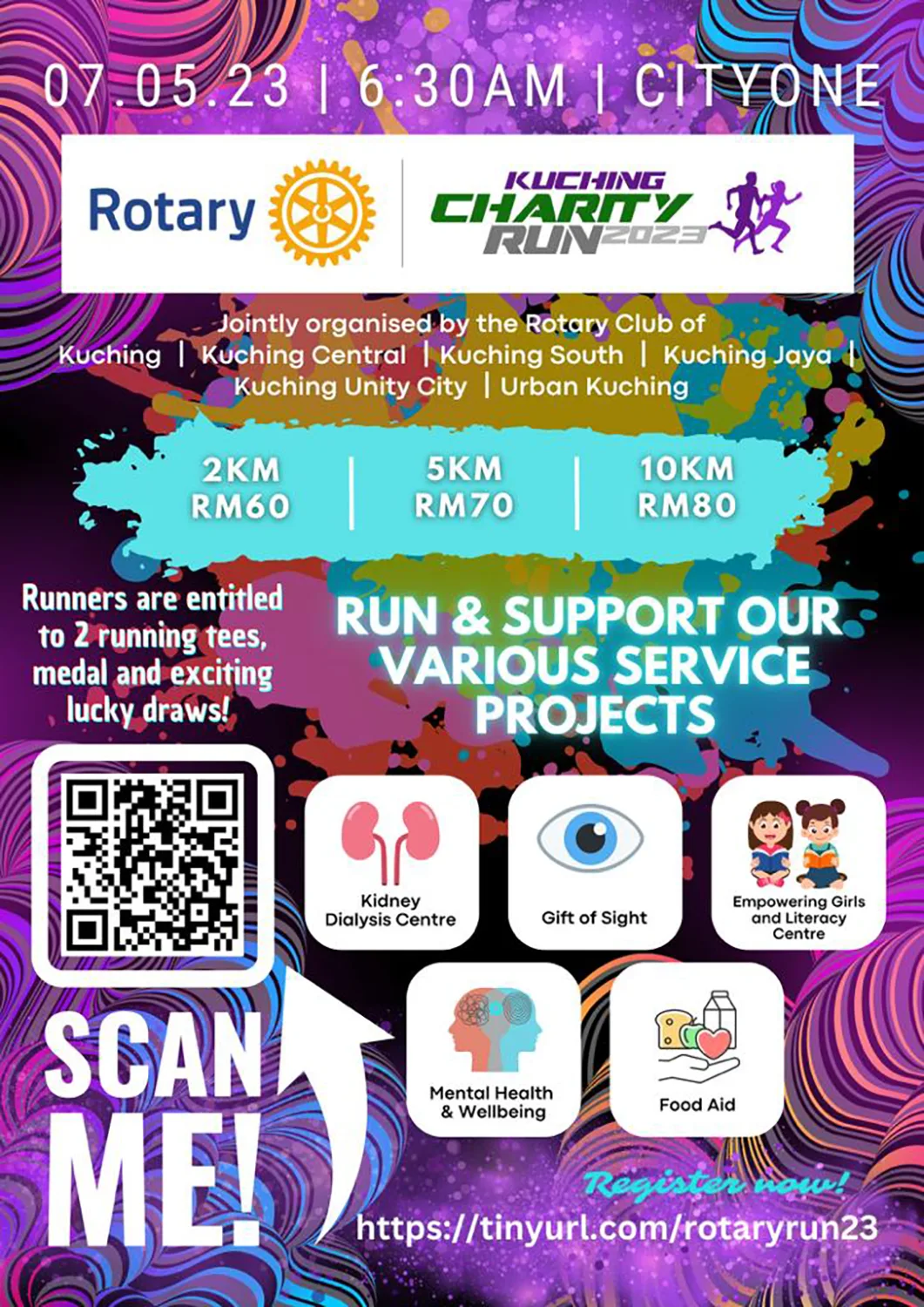 Kuching Rotary Charity Run 2023 | Rotary Club Of Kuching Unity City